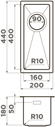 Схема с размерами