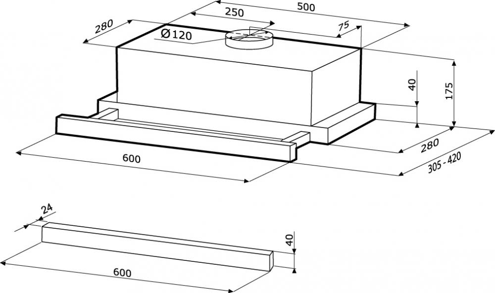 Схема с размерами
