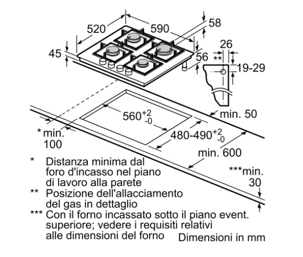 Схема с размерами