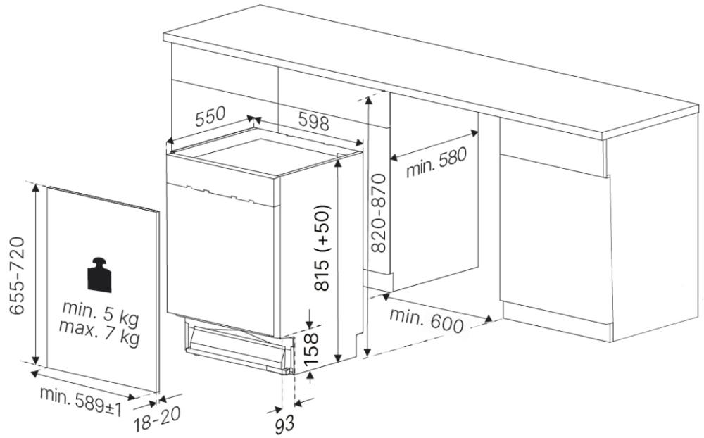 Схема с размерами