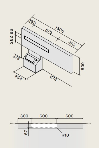 Схема с размерами