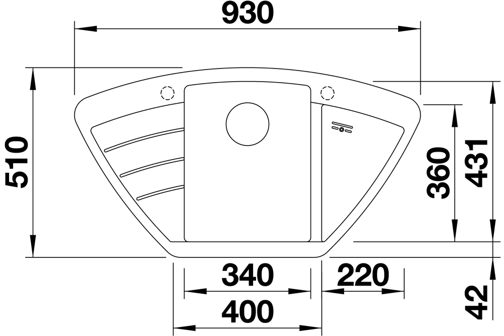 Схема с размерами