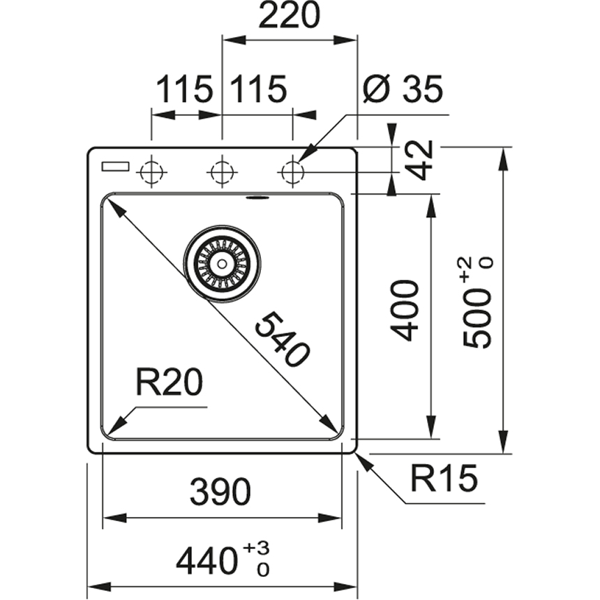 Схема с размерами