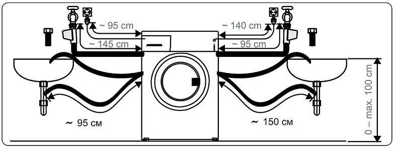 Схема с размерами