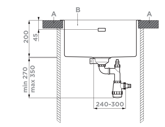 Схема с размерами