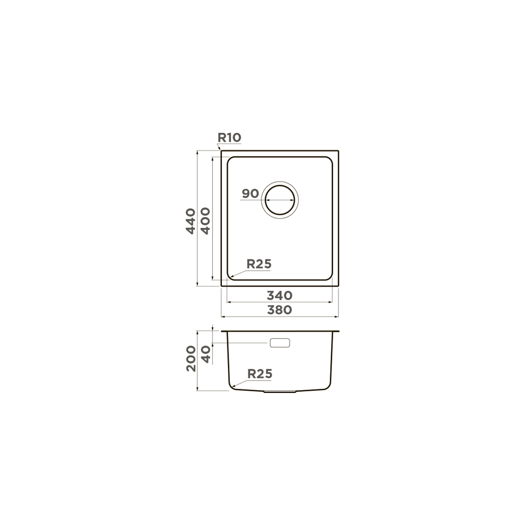 Схема с размерами
