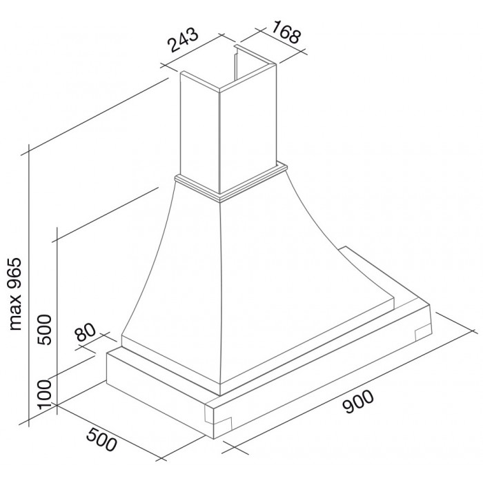 Схема с размерами