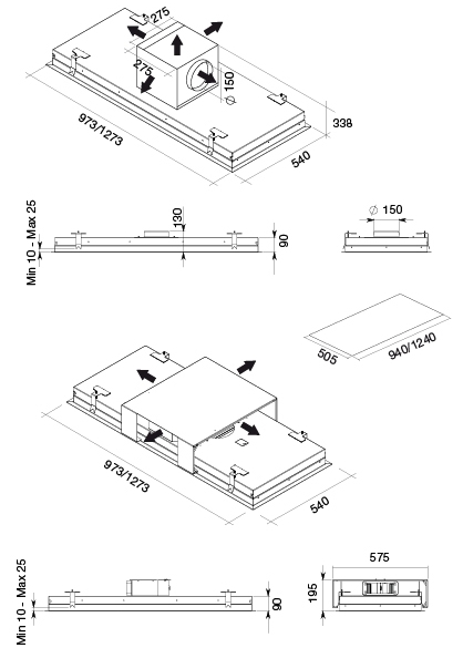 Схема с размерами