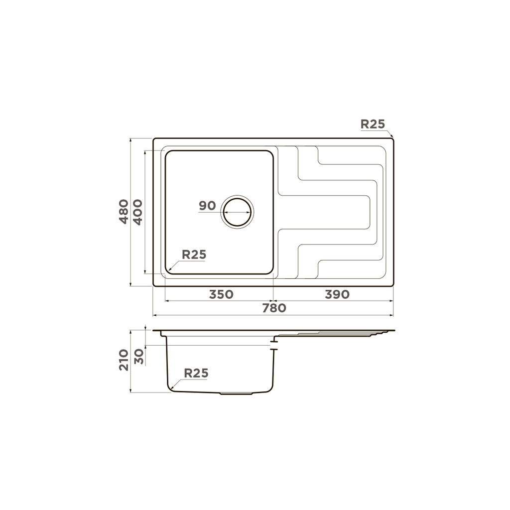 Схема с размерами