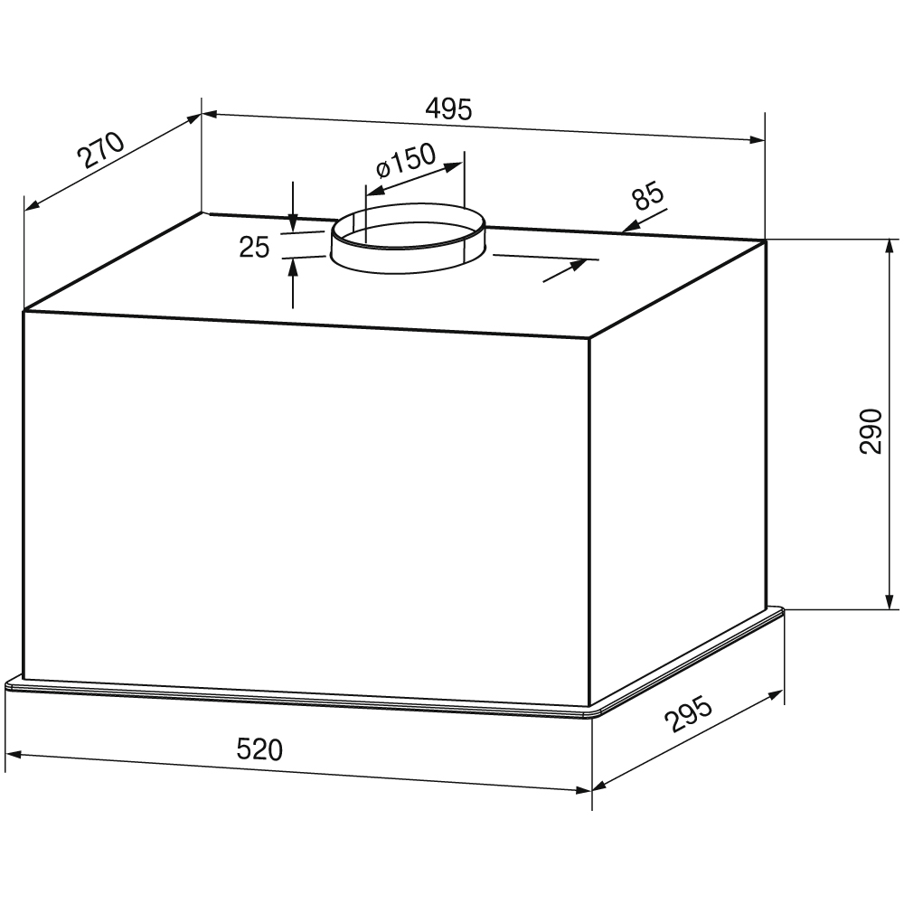 Схема с размерами