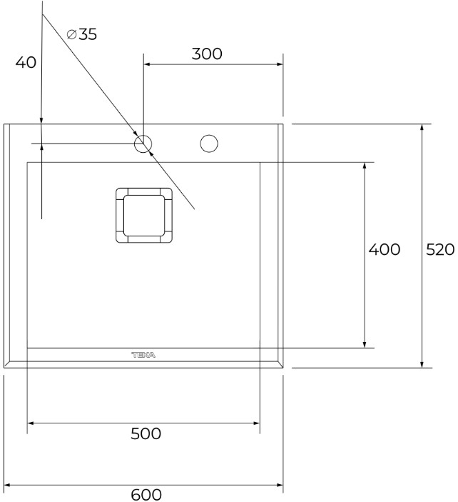 Схема с размерами