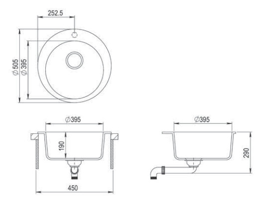 Схема с размерами