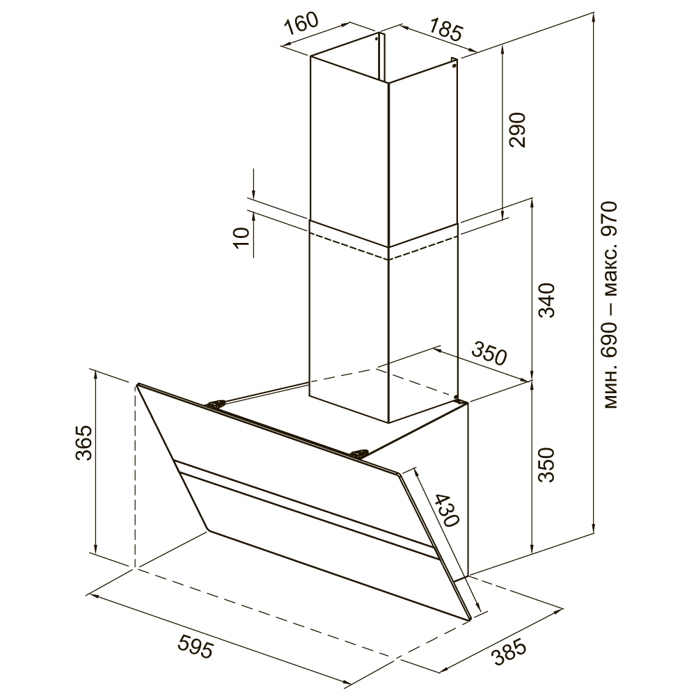 Схема с размерами