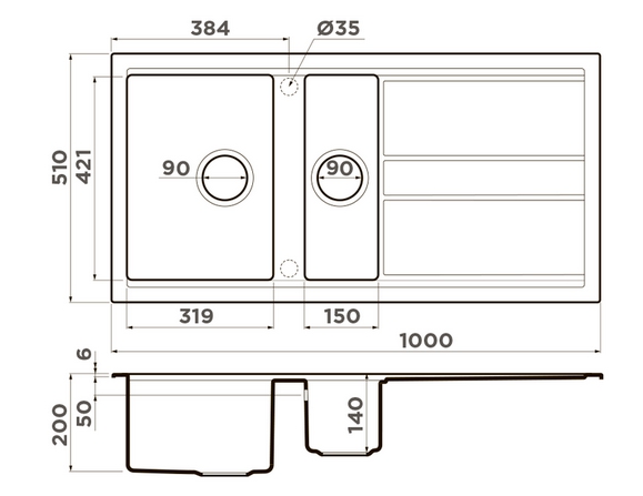 Схема с размерами
