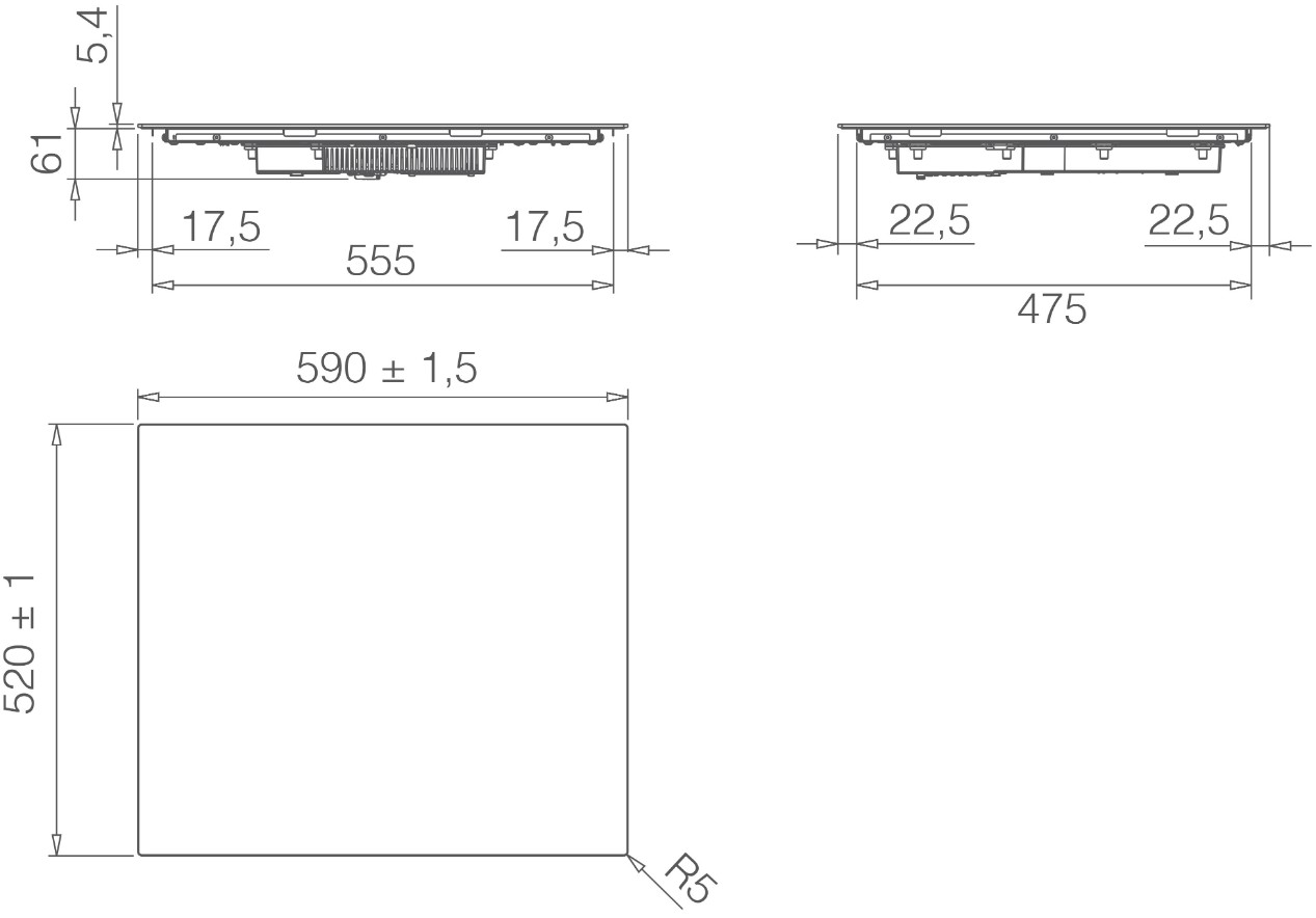 Схема с размерами