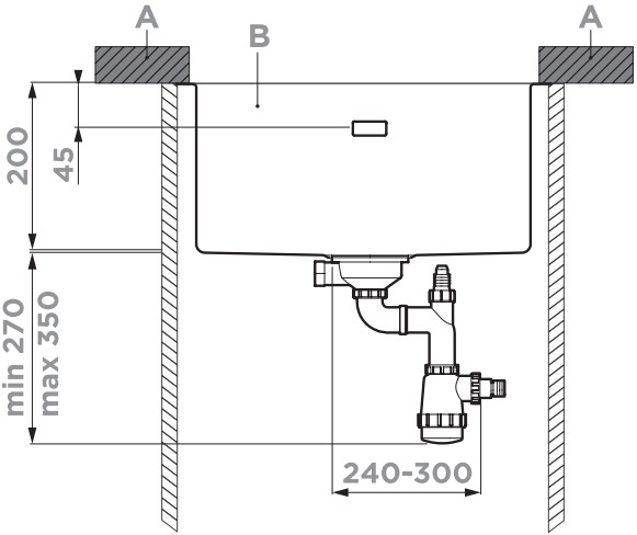 Схема с размерами