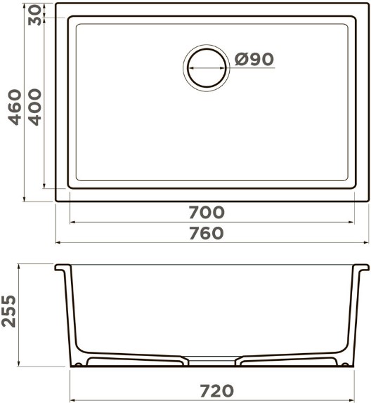 Схема с размерами