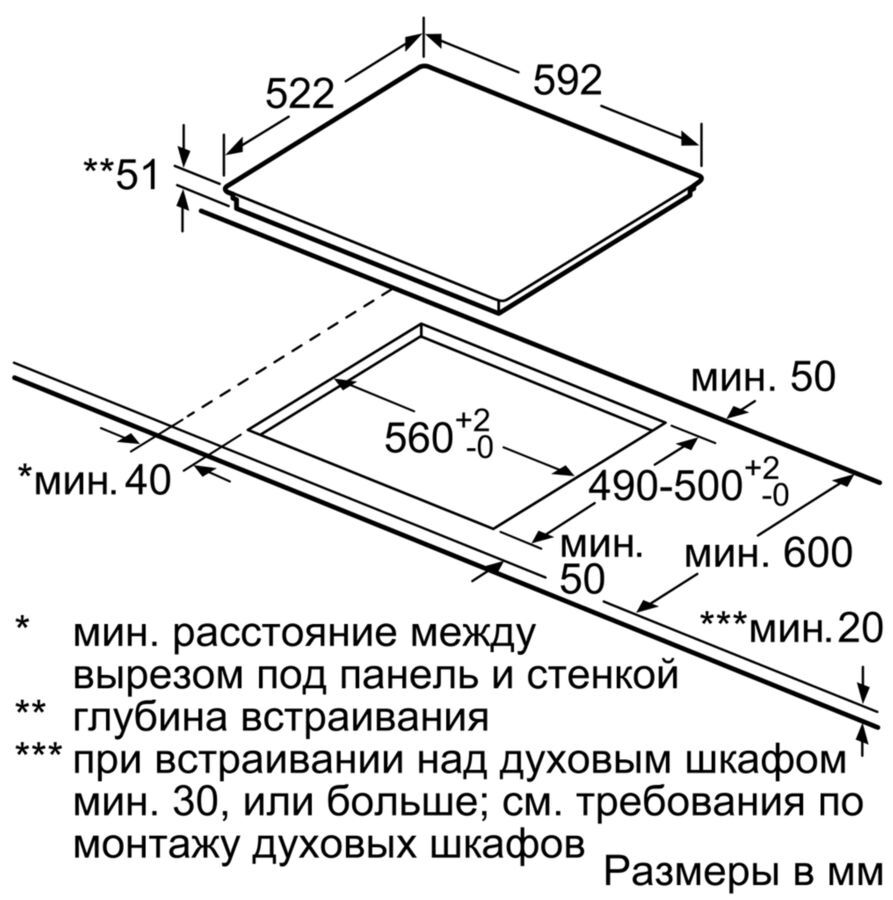 Схема с размерами