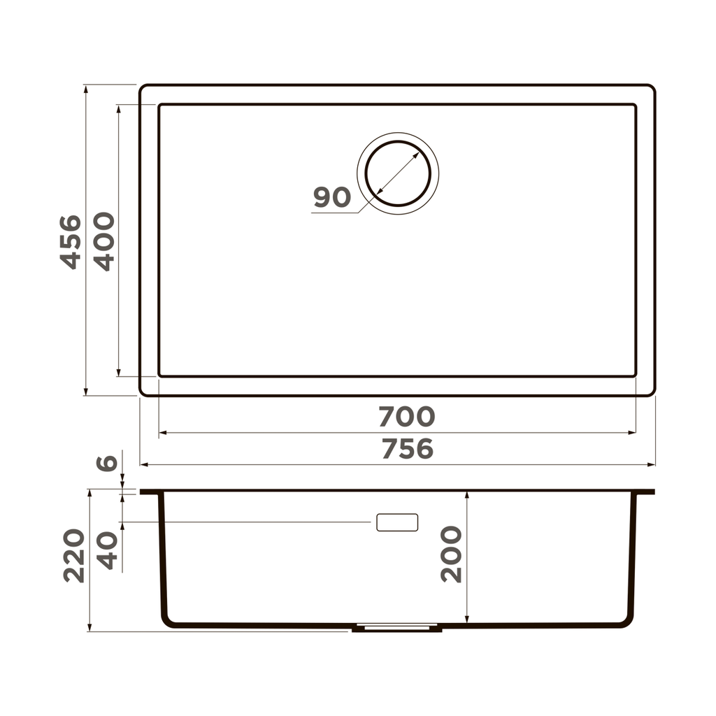 Схема с размерами