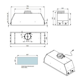 Схема с размерами