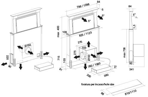 Схема с размерами