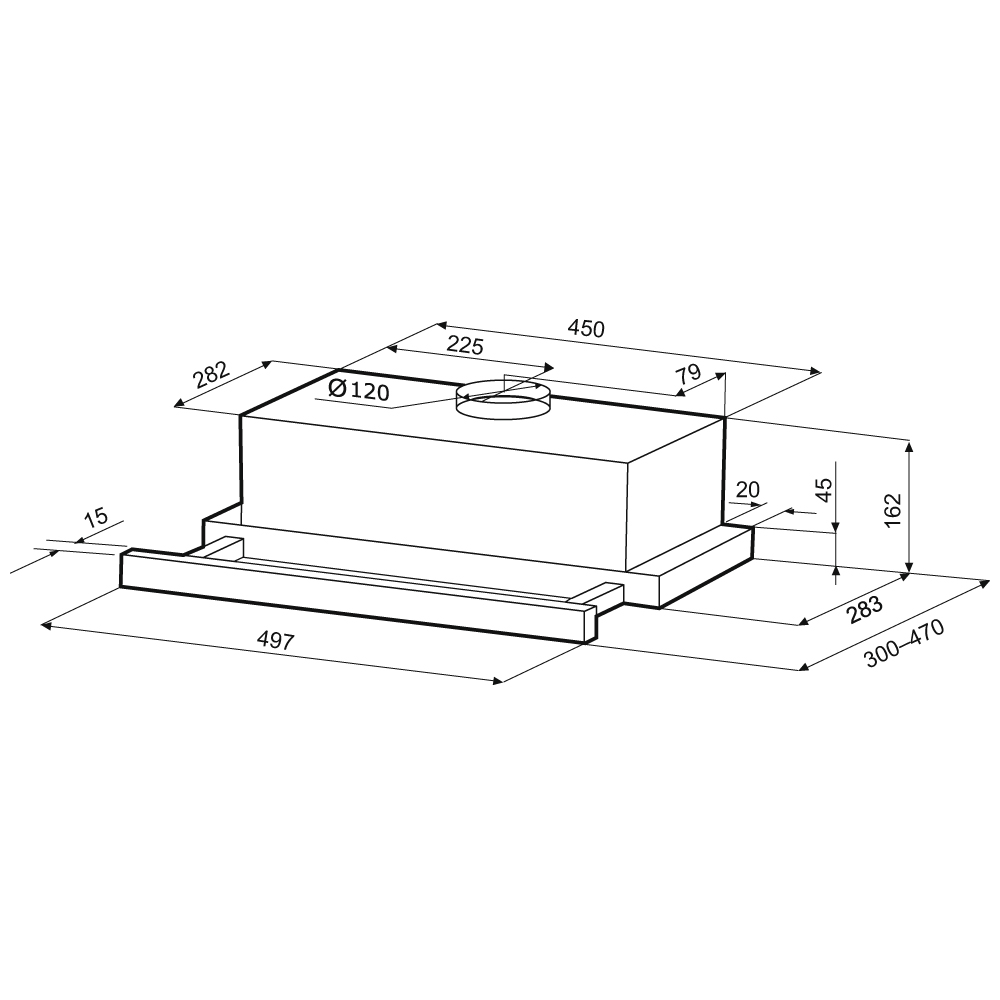 Схема с размерами