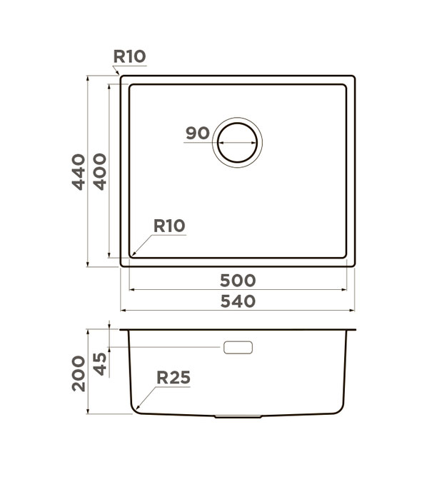Схема с размерами