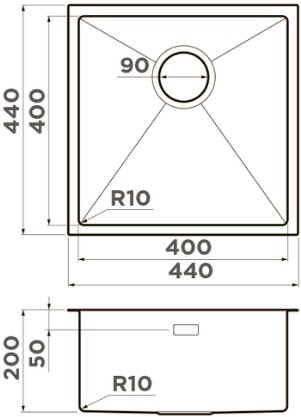 Схема с размерами