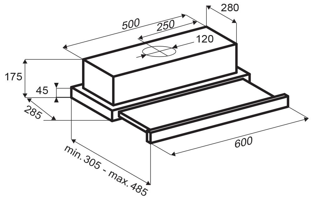 Схема с размерами