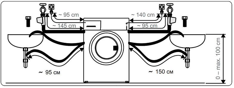 Схема с размерами