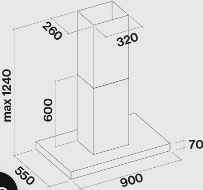 Схема с размерами