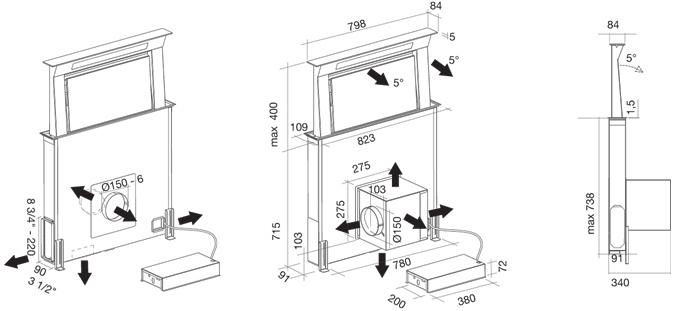 Схема с размерами