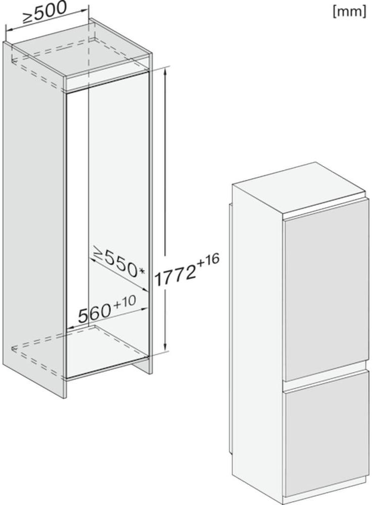 Схема встраивания с размерами