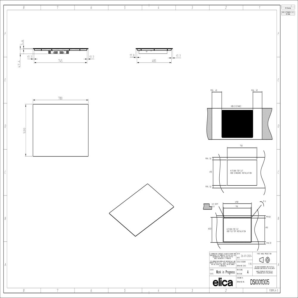 Схема с размерами