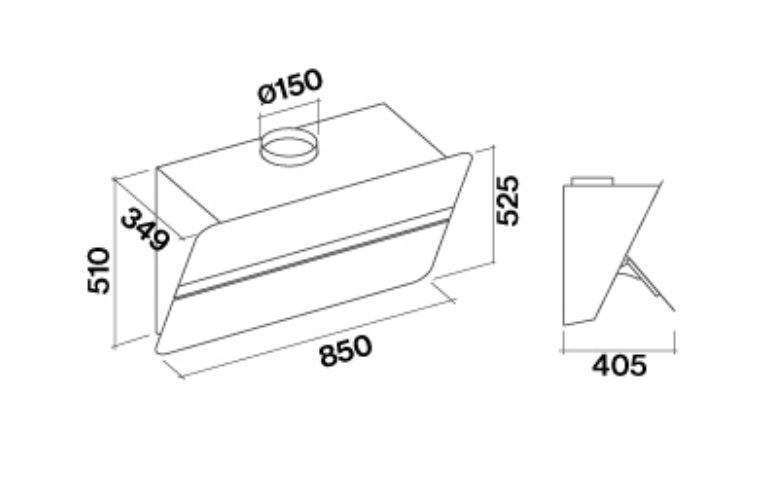 Схема с размерами