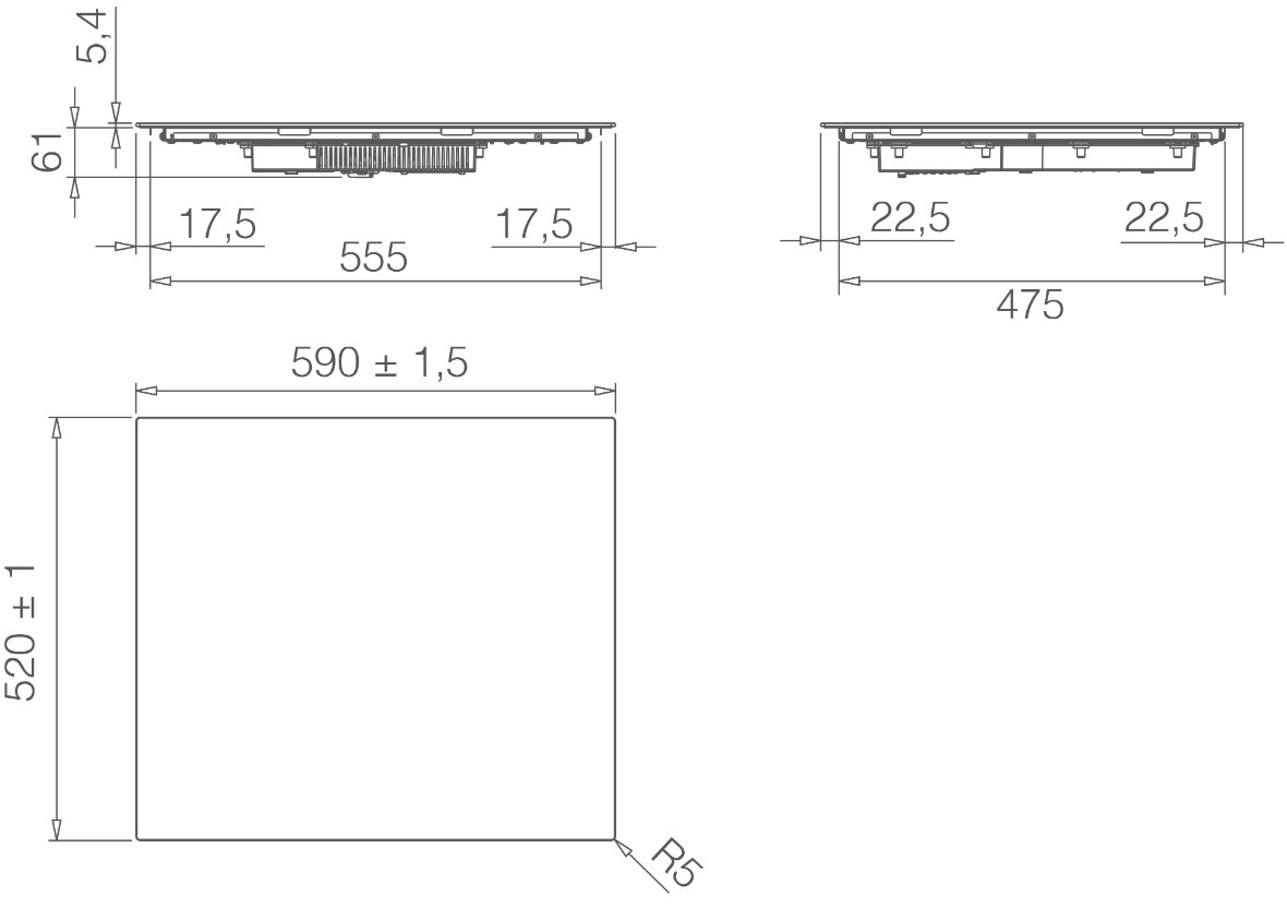 Схема с размерами