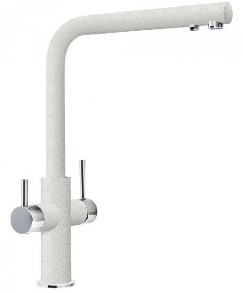 Белые высокие смесители 