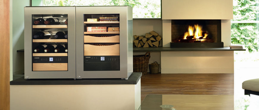 Винные шкафы с хьюмидором Винные шкафы с хьюмидором