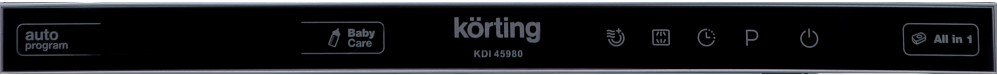 Обзор встраиваемой посудомоечной машины Korting KDI 45980
