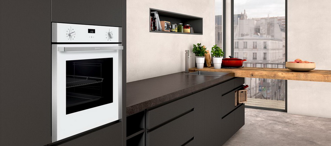 Встраиваемые электрические духовые шкафы Nef Встраиваемые электрические духовые шкафы Neff