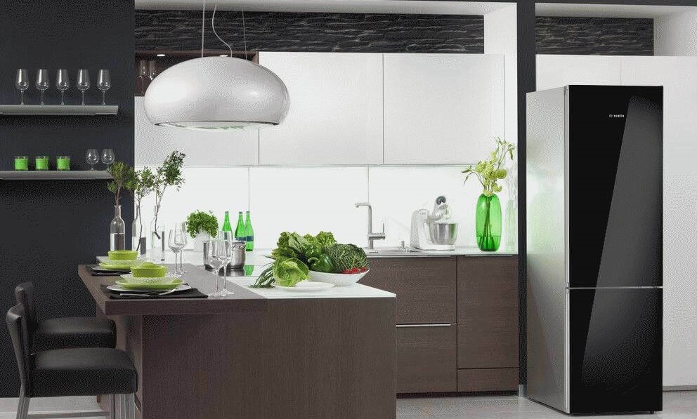 Большие черные холодильники Большие черные холодильники