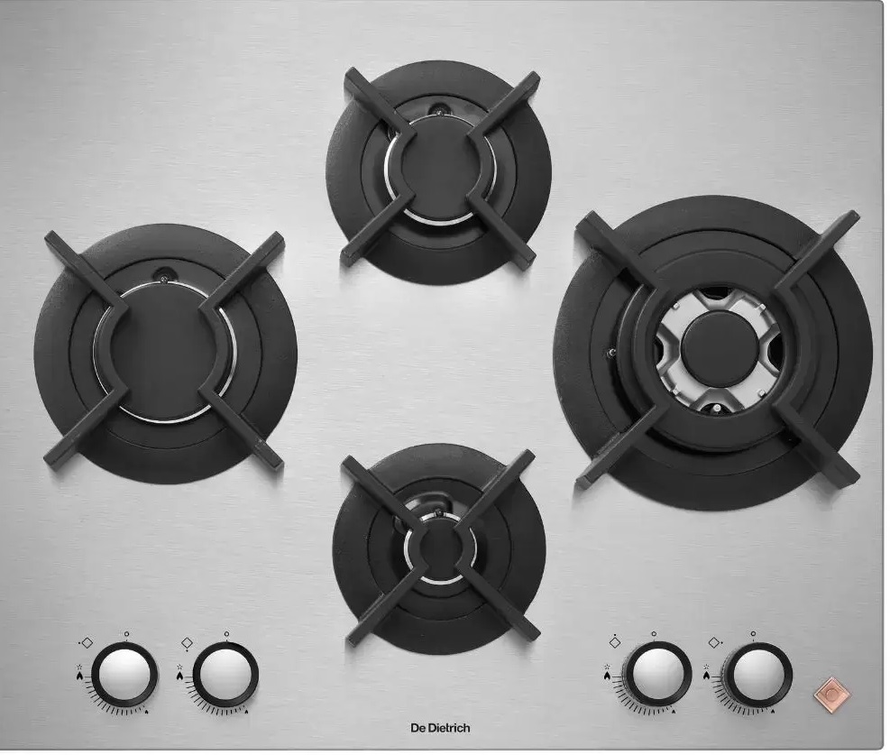 Газовые из нержавейки варочные панели De Dietrich Газовые из нержавейки варочные панели De Dietrich