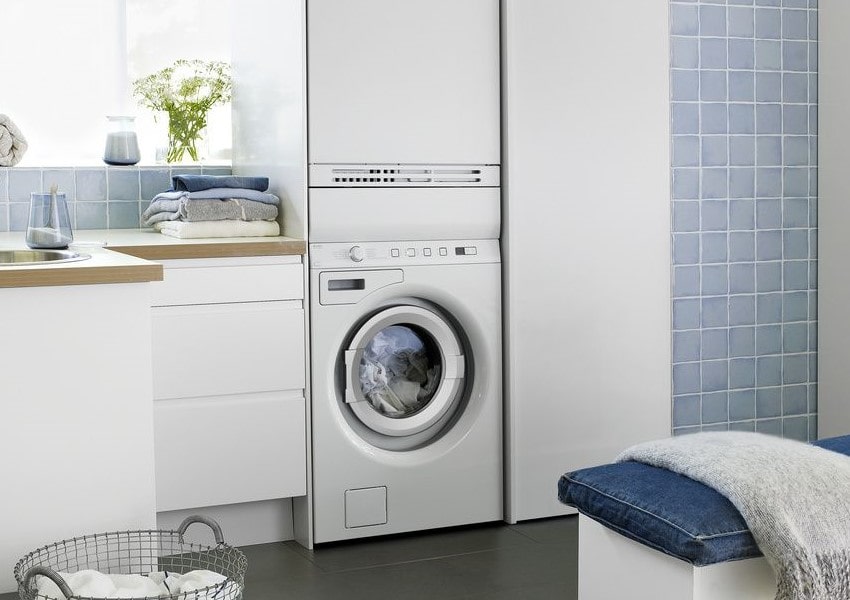 Как правильно установить сушильную машину на стиральную 