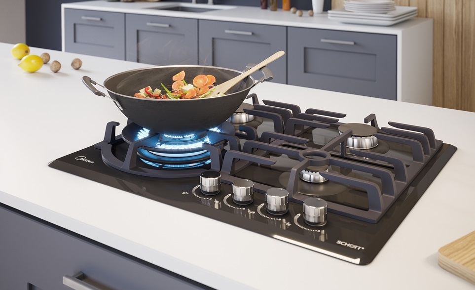 Газовые варочные панели с WOK конфоркой Газовые варочные панели с WOK конфоркой