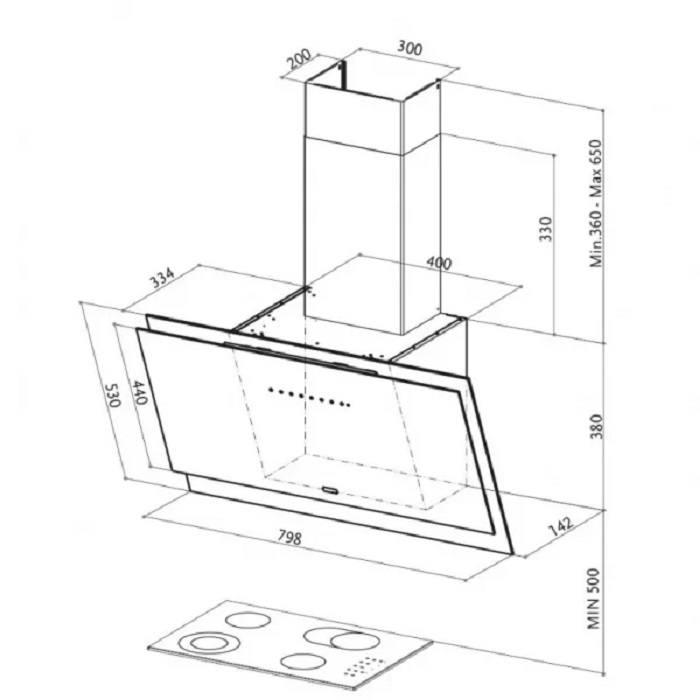 Как работает наклонная вытяжка Faber Как работает наклонная вытяжка Faber