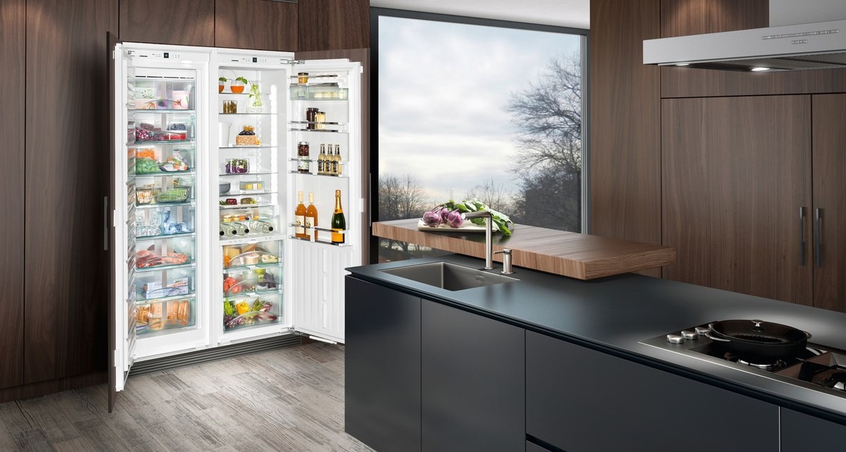 Встроенные холодильники Side-by-Side