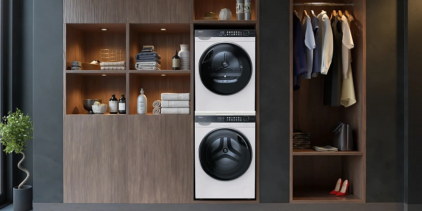 Как правильно установить сушильную машину на стиральную 