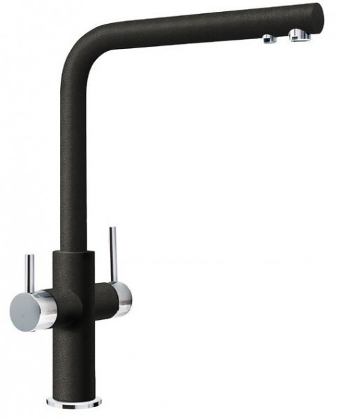 Высокие черные смесители для раковины Высокие черные смесители для раковины