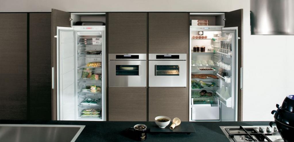 Узкие морозильные камеры