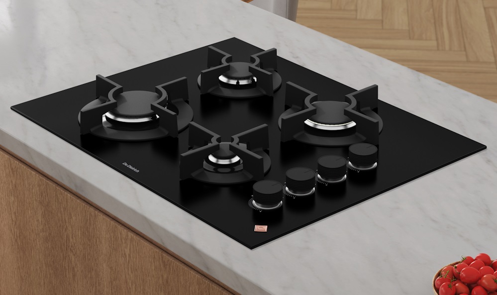 Черные газовые варочные панели De Dietrich  Черные газовые варочные панели De Dietrich